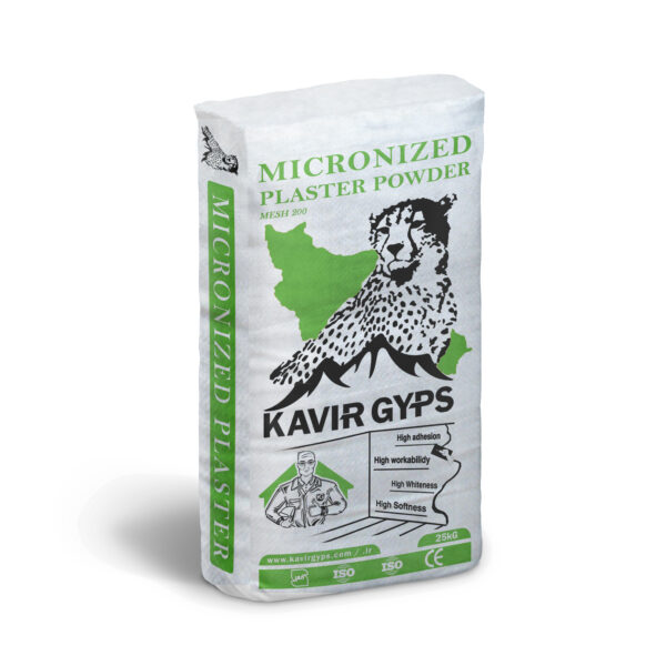 Micronized gypsum as final layer